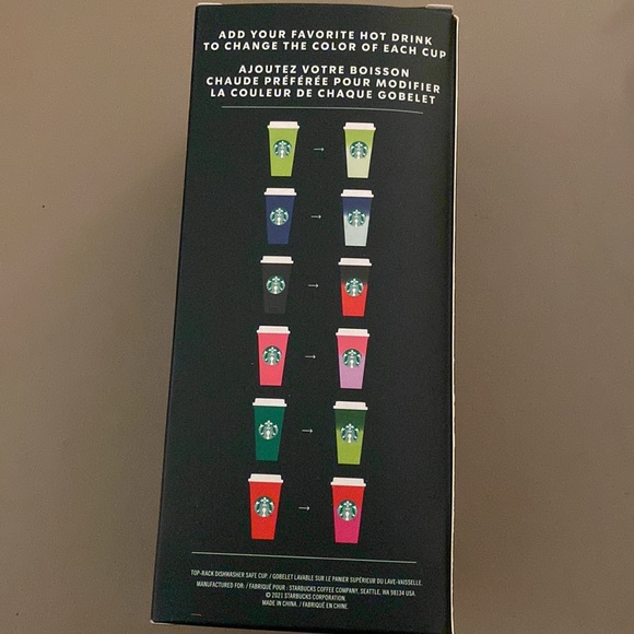 Starbucks | 2021 Holiday Release Color Changing Reusable Hot Cups - Picture 3 of 6